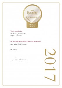 DWWA_ORESTILLA 2015_Platinum Medal Best in Show